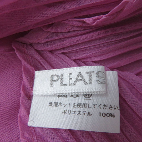 ISSEY MIYAKE poncho polyester pink