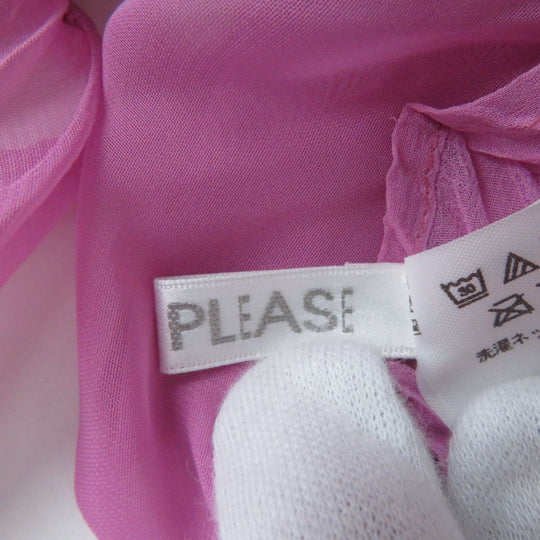 ISSEY MIYAKE poncho polyester pink