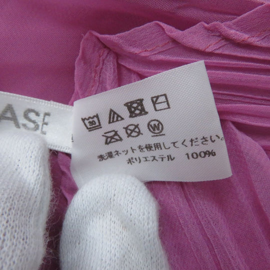 ISSEY MIYAKE poncho polyester pink