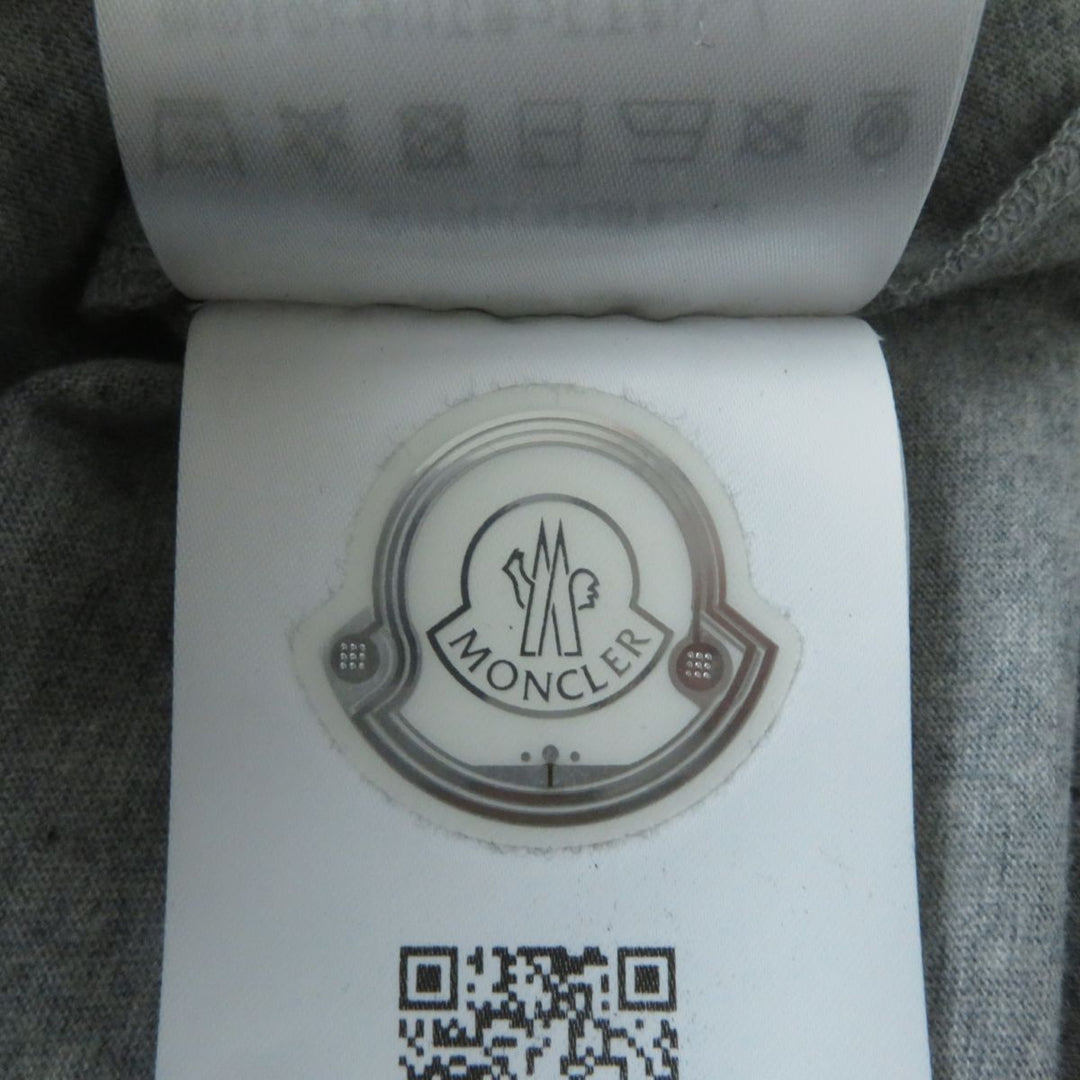 MONCLER Short sleeve T-shirt cotton gray MAGLIA T-SHIRT