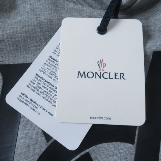 MONCLER Short sleeve T-shirt cotton gray MAGLIA T-SHIRT