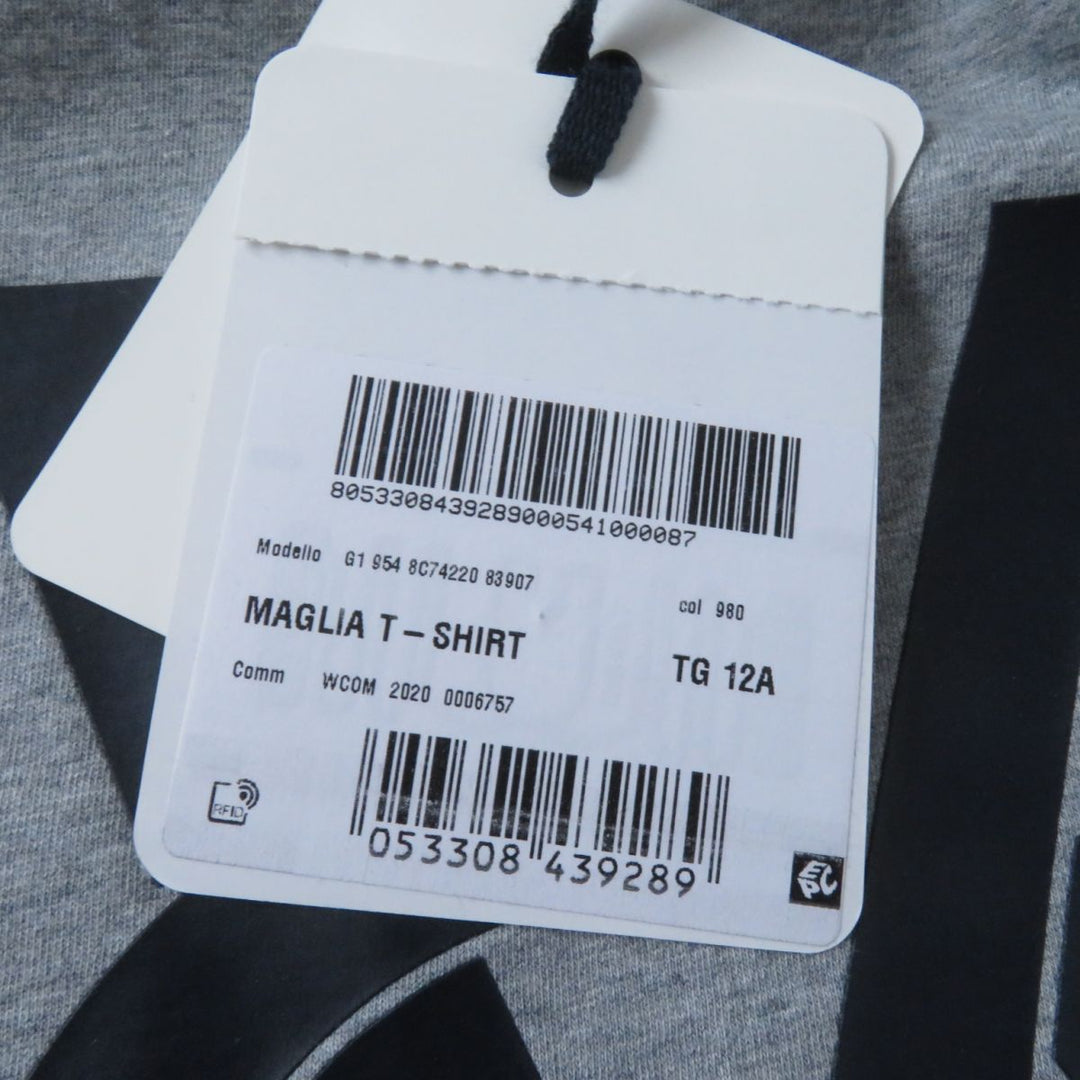 MONCLER Short sleeve T-shirt cotton gray MAGLIA T-SHIRT