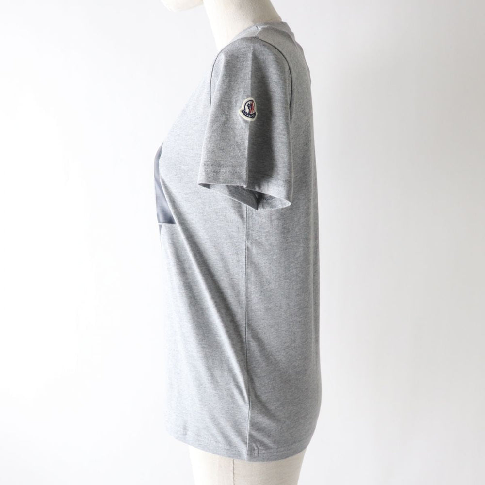 MONCLER Short sleeve T-shirt cotton gray MAGLIA T-SHIRT