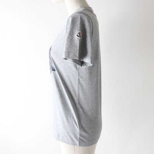 MONCLER Short sleeve T-shirt cotton gray MAGLIA T-SHIRT