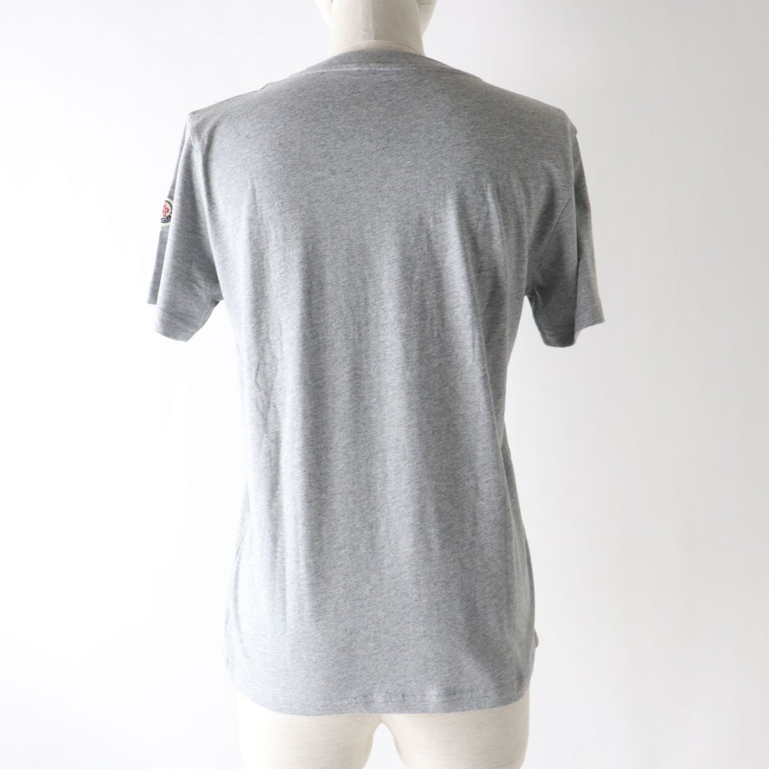 MONCLER Short sleeve T-shirt cotton gray MAGLIA T-SHIRT