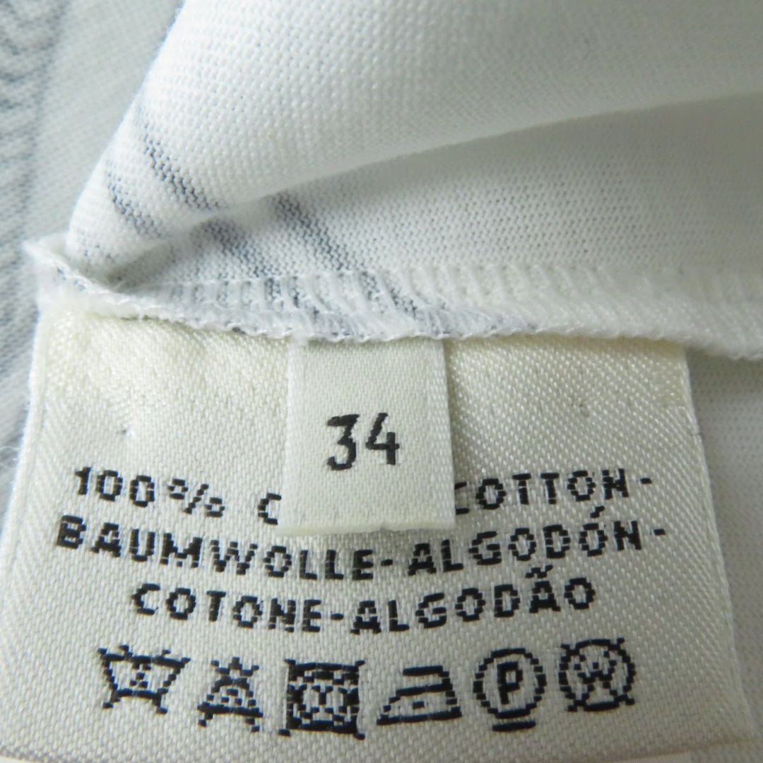 HERMES Cut cotton White x Multicolor 34