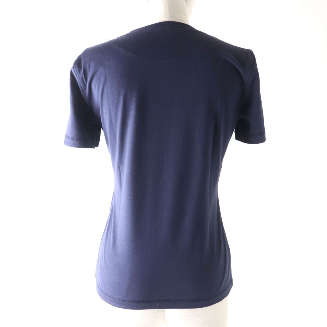 HERMES Cut cotton Navy 36