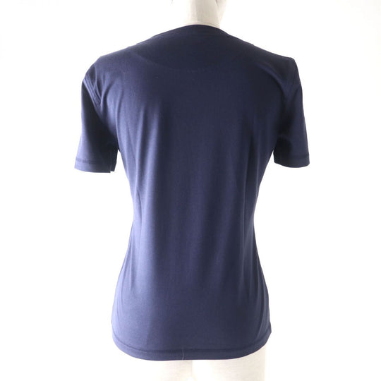 HERMES Cut cotton Navy 36