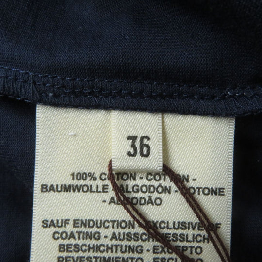 HERMES Cut cotton Navy 36