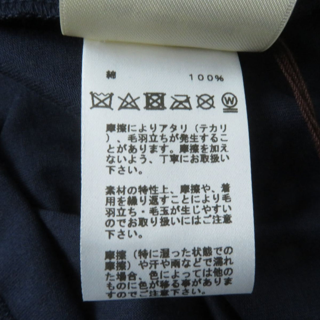 HERMES Cut cotton Navy 36