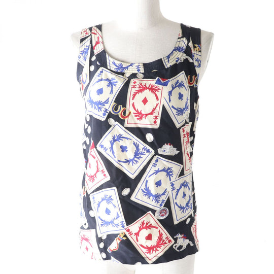 CHANEL Cut silk multicolor 34