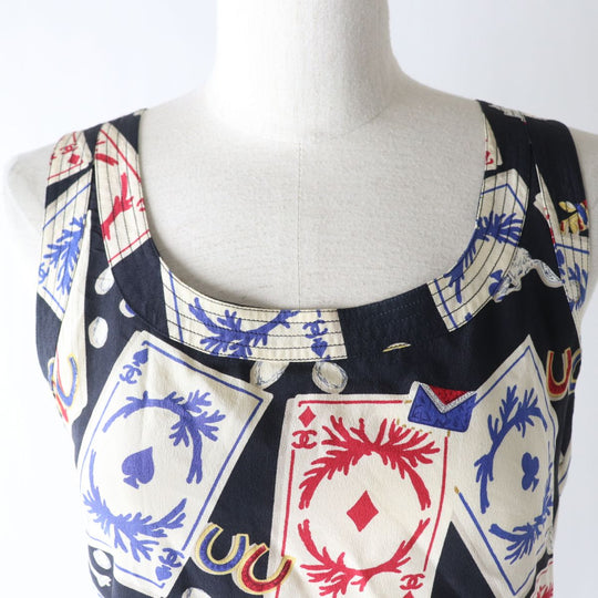 CHANEL Cut silk multicolor 34