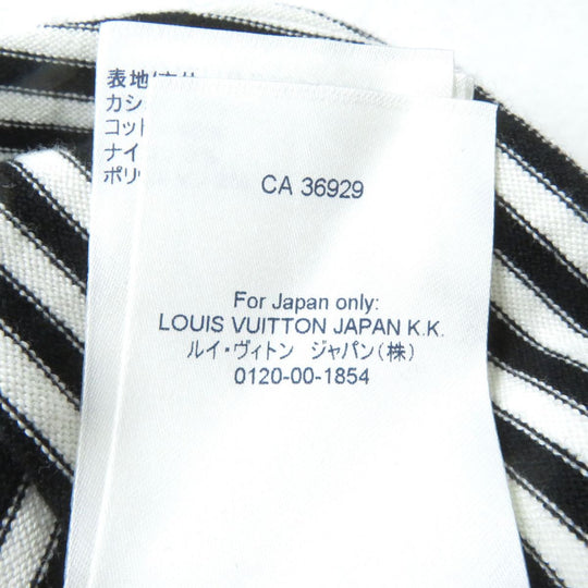 LOUIS VUITTON knit cashmere Black x white XS