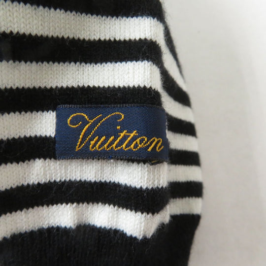 LOUIS VUITTON knit cashmere Black x white XS