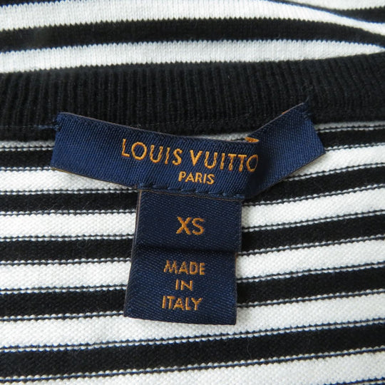 LOUIS VUITTON knit cashmere Black x white XS