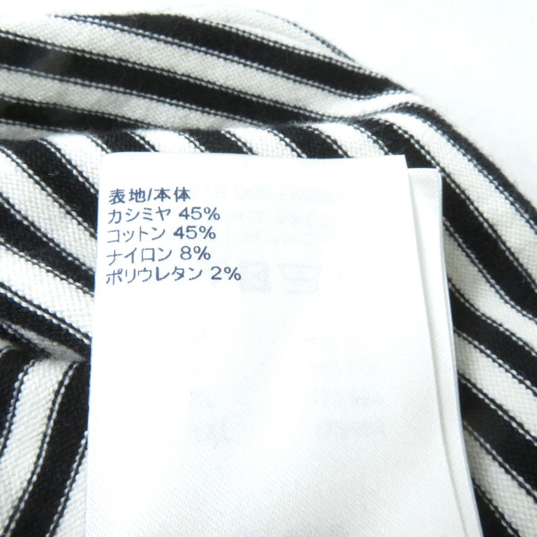 LOUIS VUITTON knit cashmere Black x white XS