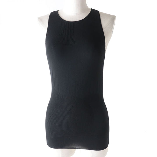 CHANEL knit Rayon black 34