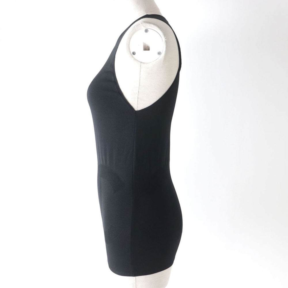 CHANEL knit Rayon black 34