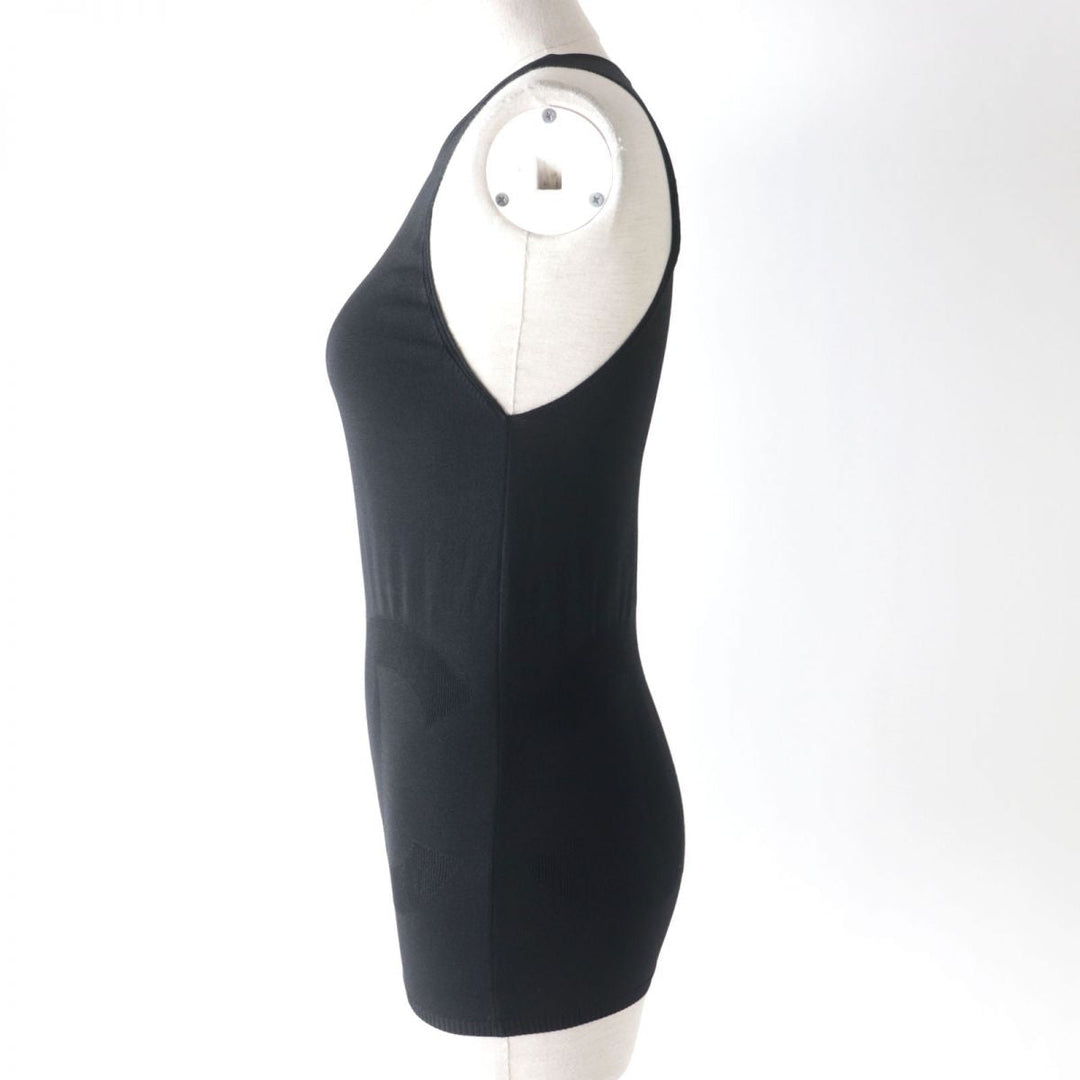 CHANEL knit Rayon black 34