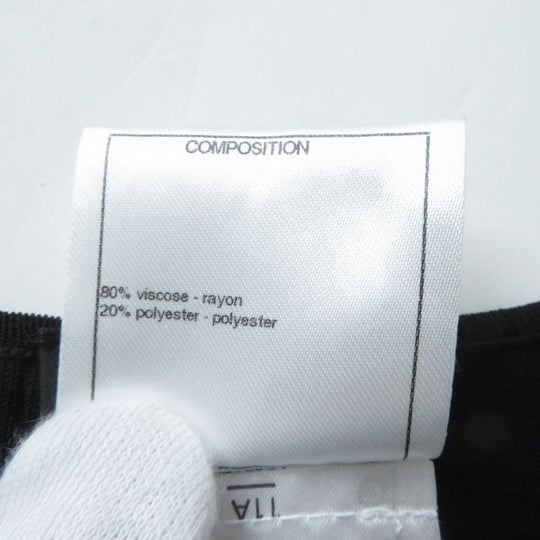 CHANEL knit Rayon black 34