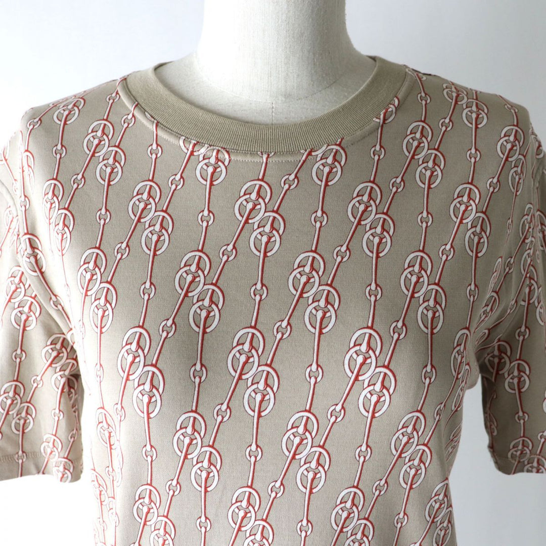HERMES Tunic Main: 100% cotton, Rib: 97% cotton, 3% polyurethane beige 34