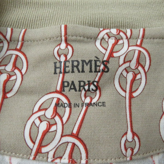 HERMES Tunic Main: 100% cotton, Rib: 97% cotton, 3% polyurethane beige 34