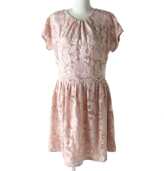 VALENTINO one piece Nylon pink beige 44