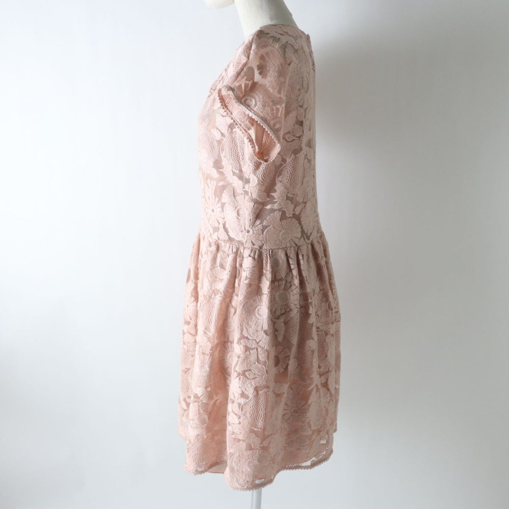 VALENTINO one piece Nylon pink beige 44