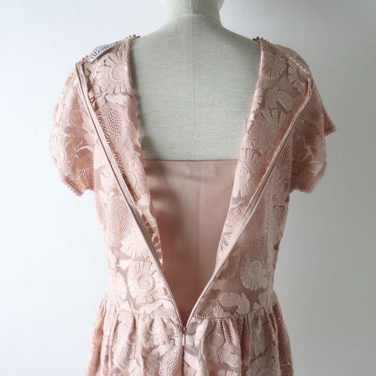 VALENTINO one piece Nylon pink beige 44