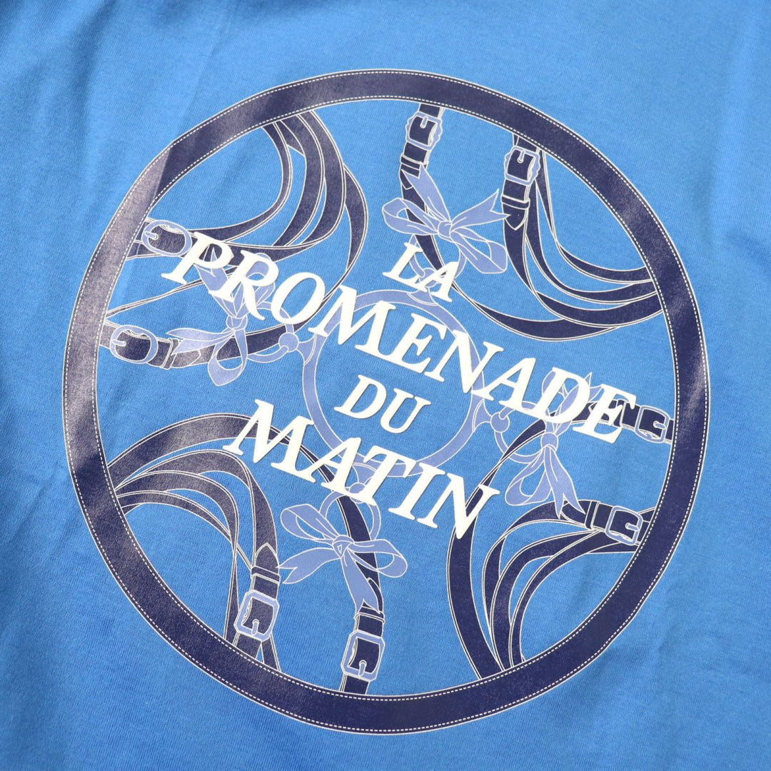 HERMES one piece cotton blue 36