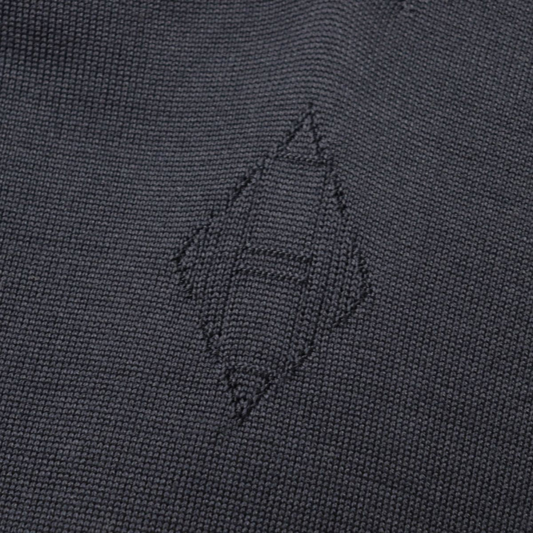 HERMES one piece cotton Navy 34