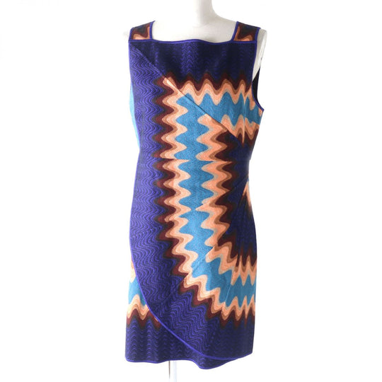 Missoni one piece Rayon Blue x multicolor 42