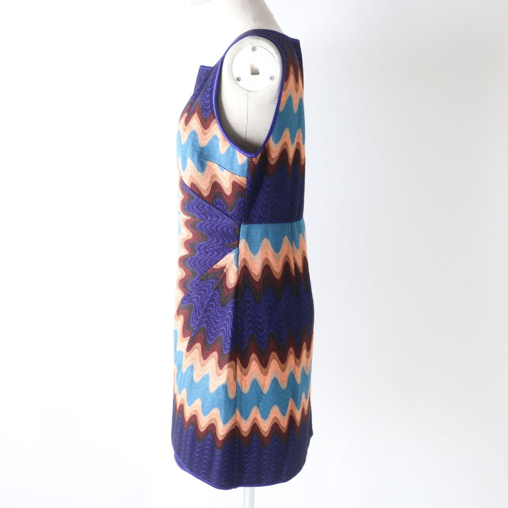 Missoni one piece Rayon Blue x multicolor 42