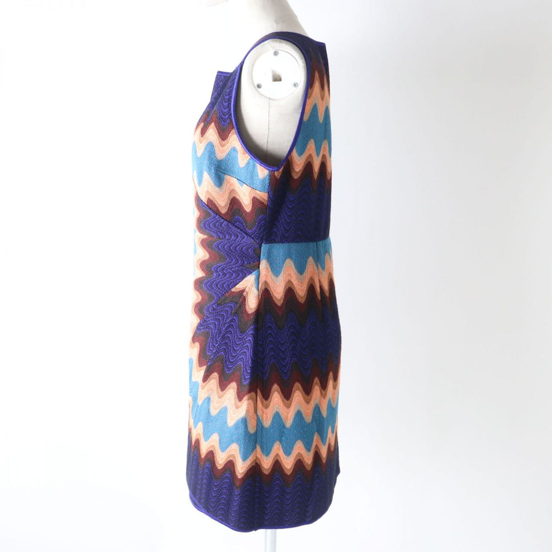 Missoni one piece Rayon Blue x multicolor 42