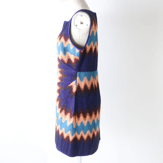 Missoni one piece Rayon Blue x multicolor 42