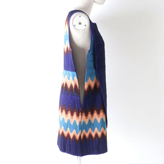 Missoni one piece Rayon Blue x multicolor 42