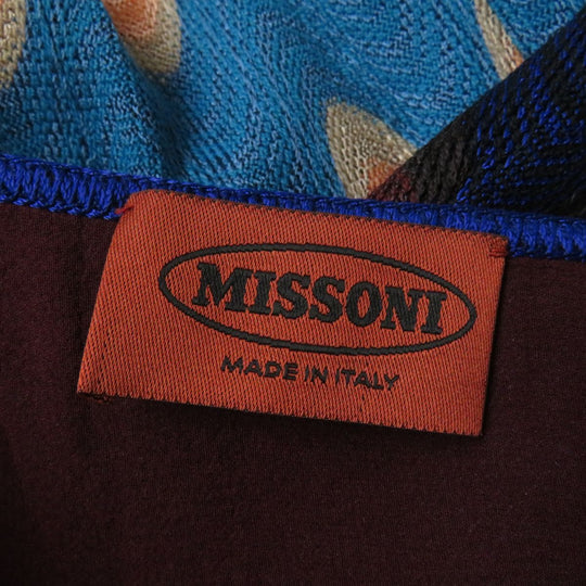 Missoni one piece Rayon Blue x multicolor 42