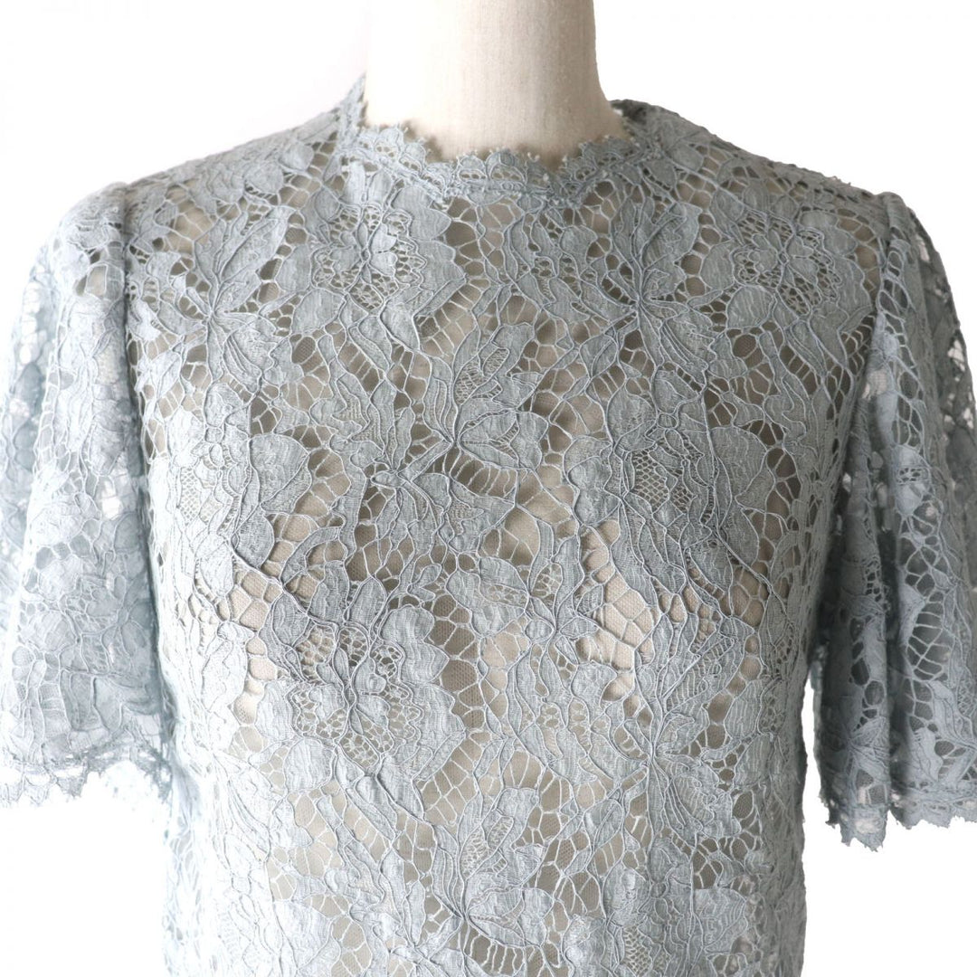 VALENTINO one piece cotton Ice blue 40