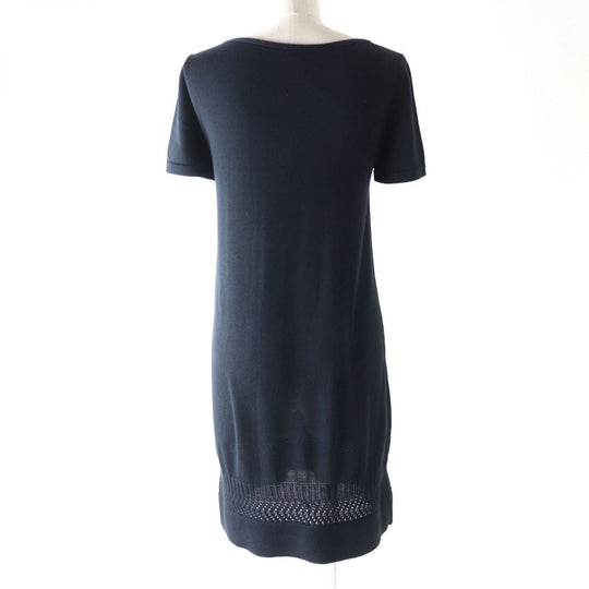 HERMES one piece cotton black 36