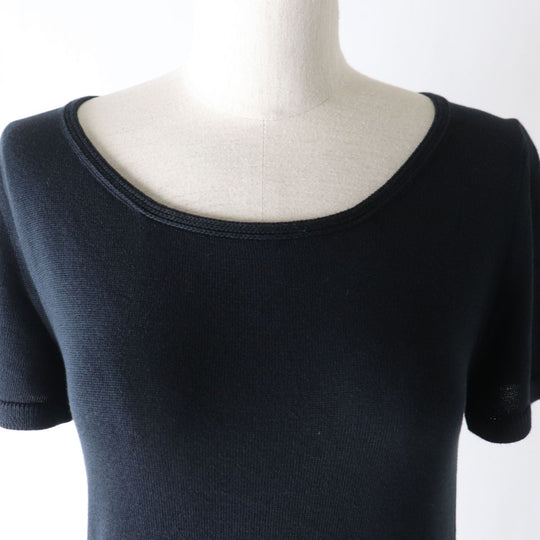 HERMES one piece cotton black 36