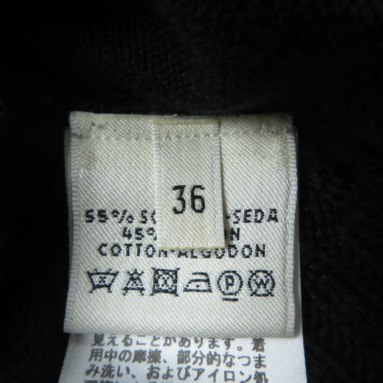 HERMES one piece cotton black 36