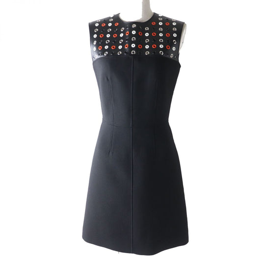 LOUIS VUITTON one piece wool Black x multicolor 34