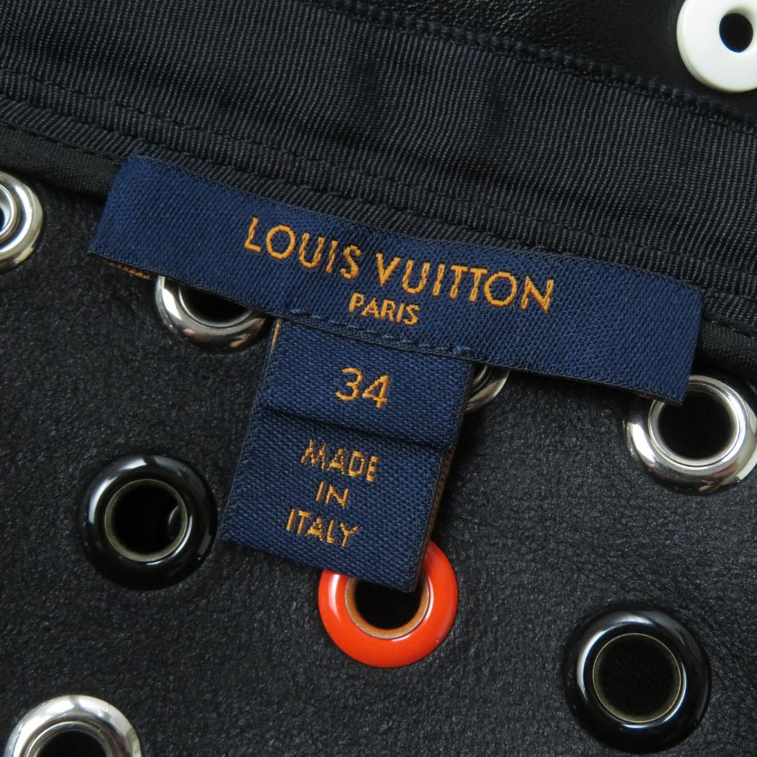 LOUIS VUITTON one piece wool Black x multicolor 34