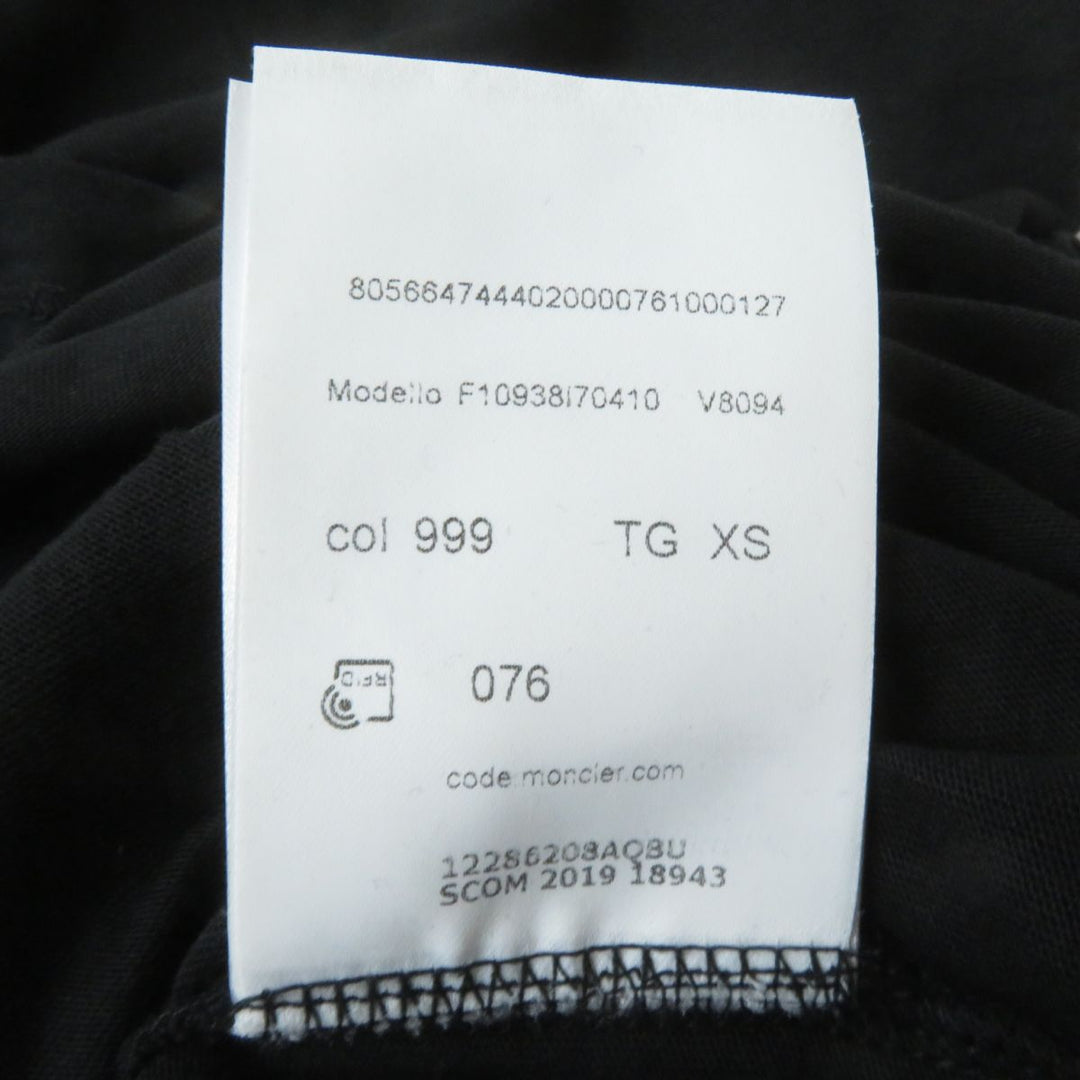 MONCLER one piece cotton Black x white XS