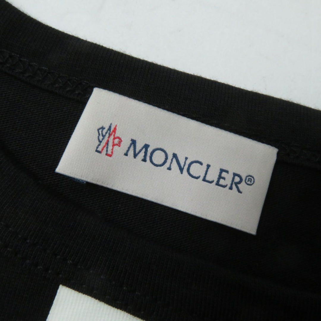 MONCLER one piece cotton Black x white XS