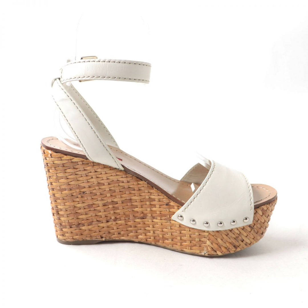 PRADA Sandals leather white 37