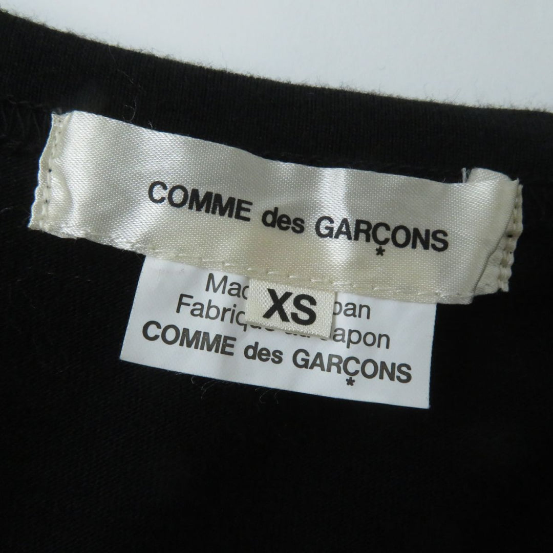 COMME des GARCONS cardigan cotton black XS
