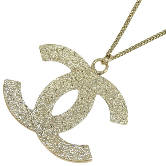 CHANEL Necklace Plated Gold gold COCO Mark Women Used Authentic