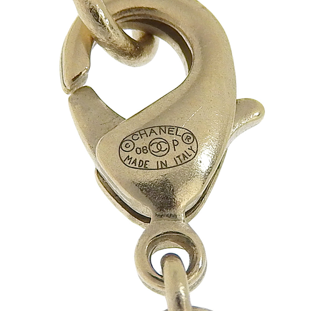 CHANEL Necklace Plated Gold gold COCO Mark Women Used Authentic
