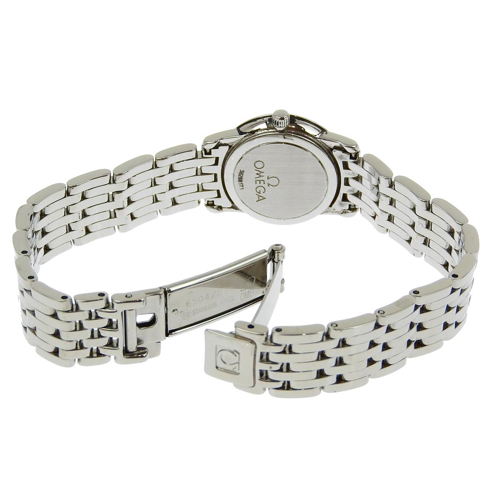 OMEGA Watches Quartz 4570.31 Stainless Steel Silver Devil Silver dial Women Used Authentic